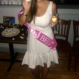 NWT Milly white mini dress